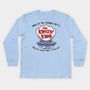 Home Of The Krabby Patty Kids Long Sleeve T-Shirt